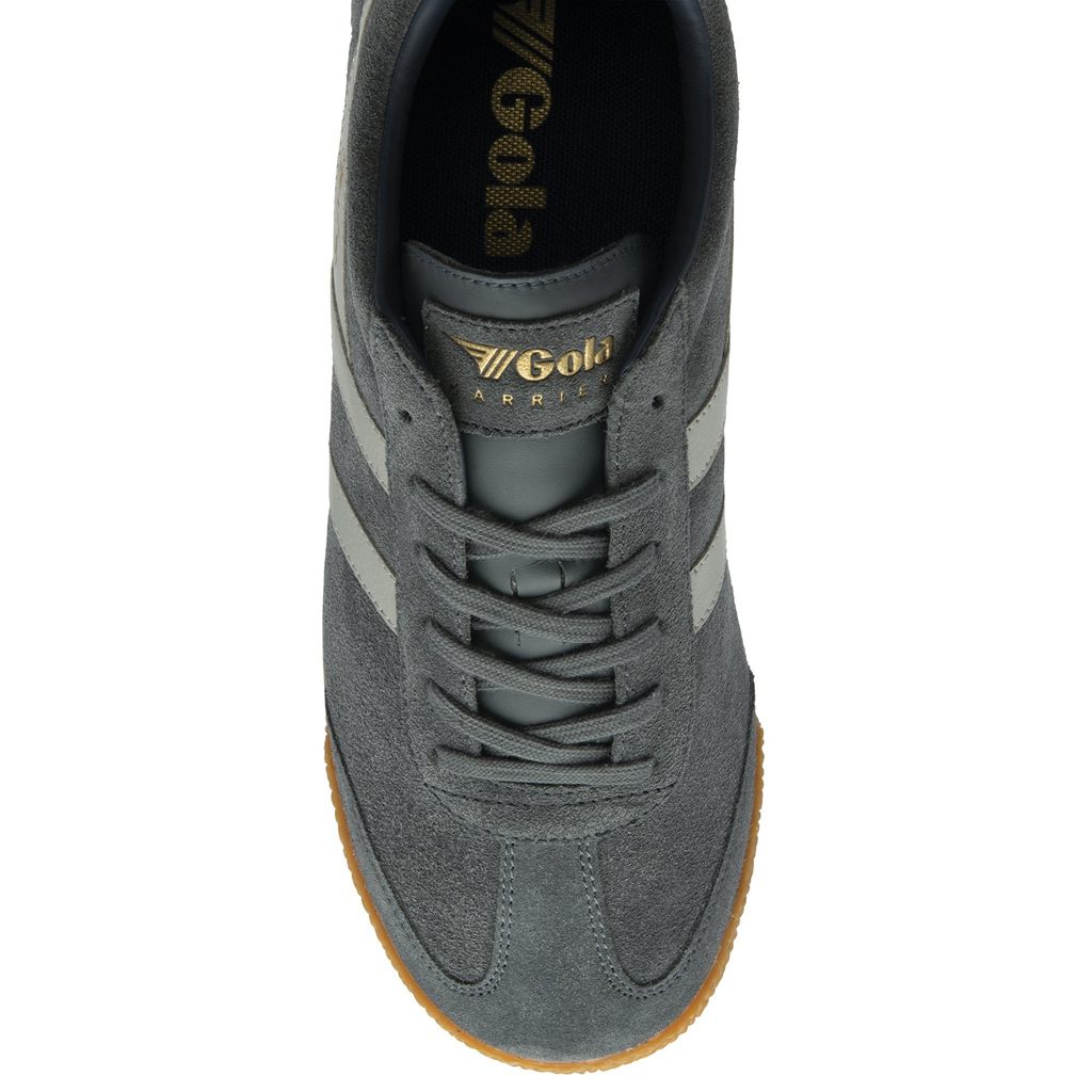 Gola Classics Harrier Suede Sneakers Grises Claro Azul Marino Mexico | VCA-029375
