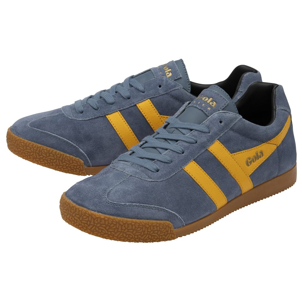 Gola Classics Harrier Suede Sneakers Negros Mexico | PFR-875964
