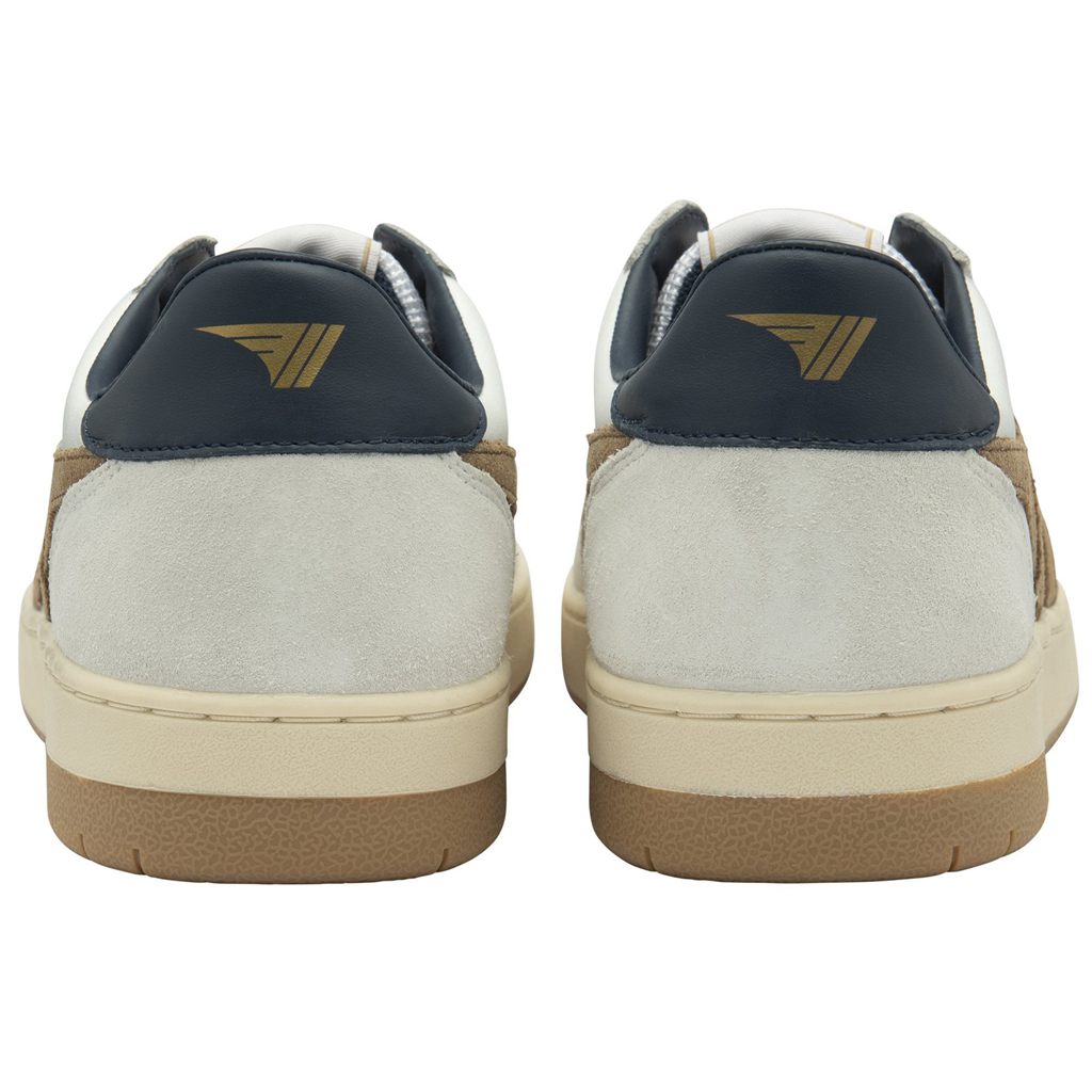 Gola Classics Hawk Sneakers Blancos Azul Marino Mexico | RLH-089615