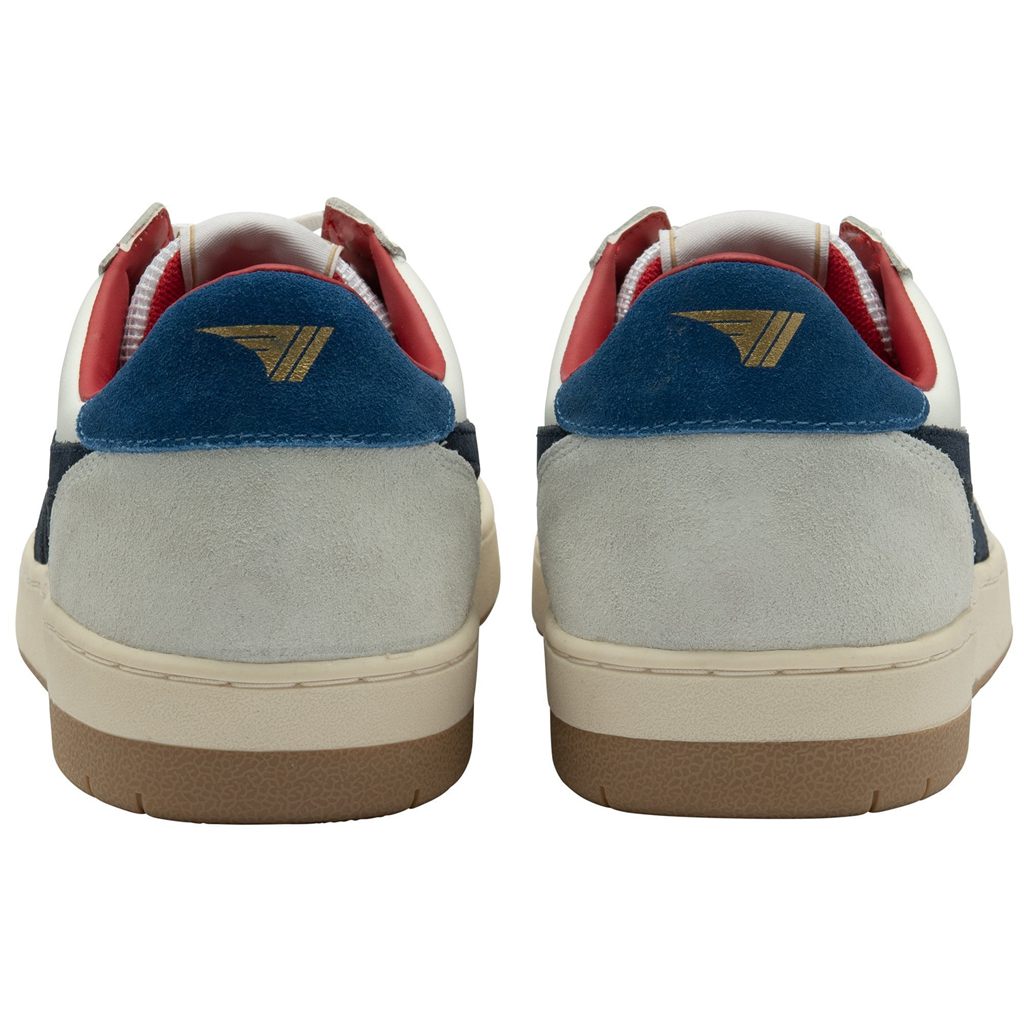 Gola Classics Hawk Sneakers Blancos Azul Marino Azules Mexico | WCK-634890