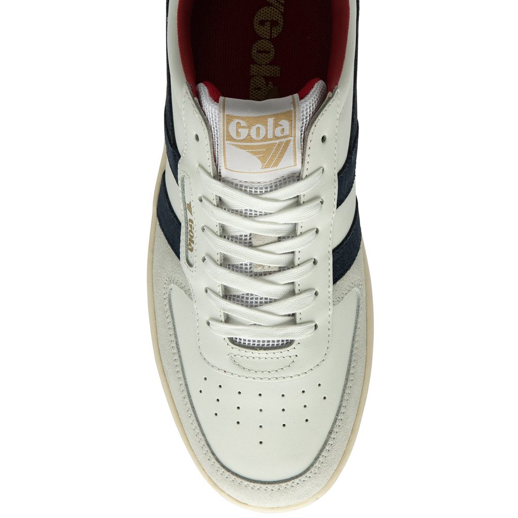 Gola Classics Hawk Sneakers Blancos Azul Marino Azules Mexico | WCK-634890