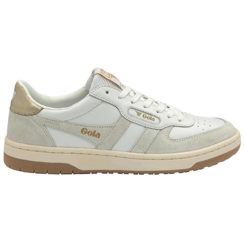 Gola Classics Hawk Sneakers Blancos Dorados Mexico | SHQ-708123