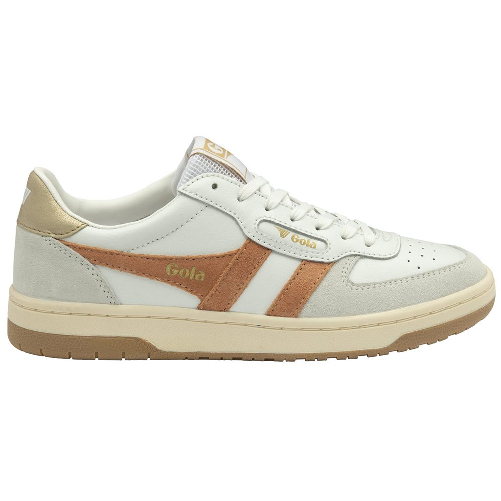 Gola Classics Hawk Sneakers Blancos Dorados Mexico | CBU-543968