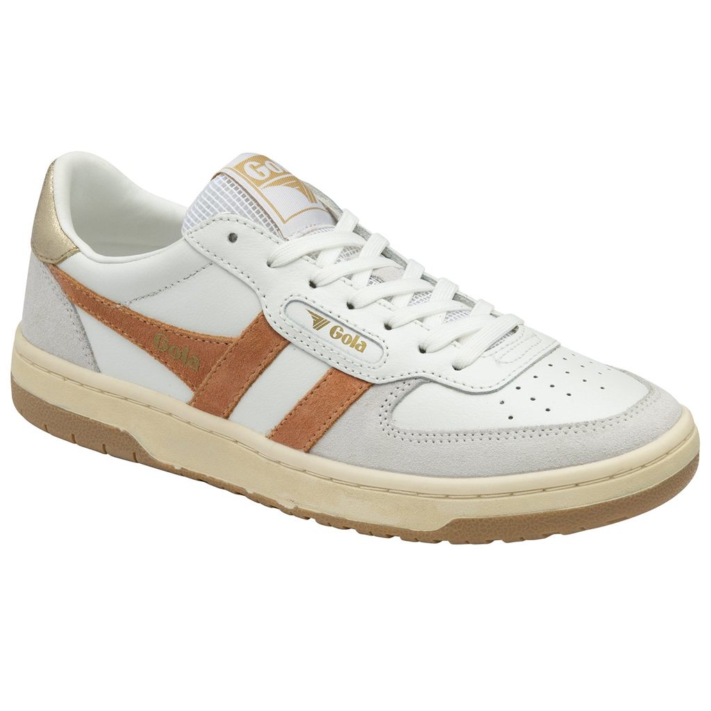 Gola Classics Hawk Sneakers Blancos Dorados Mexico | CBU-543968