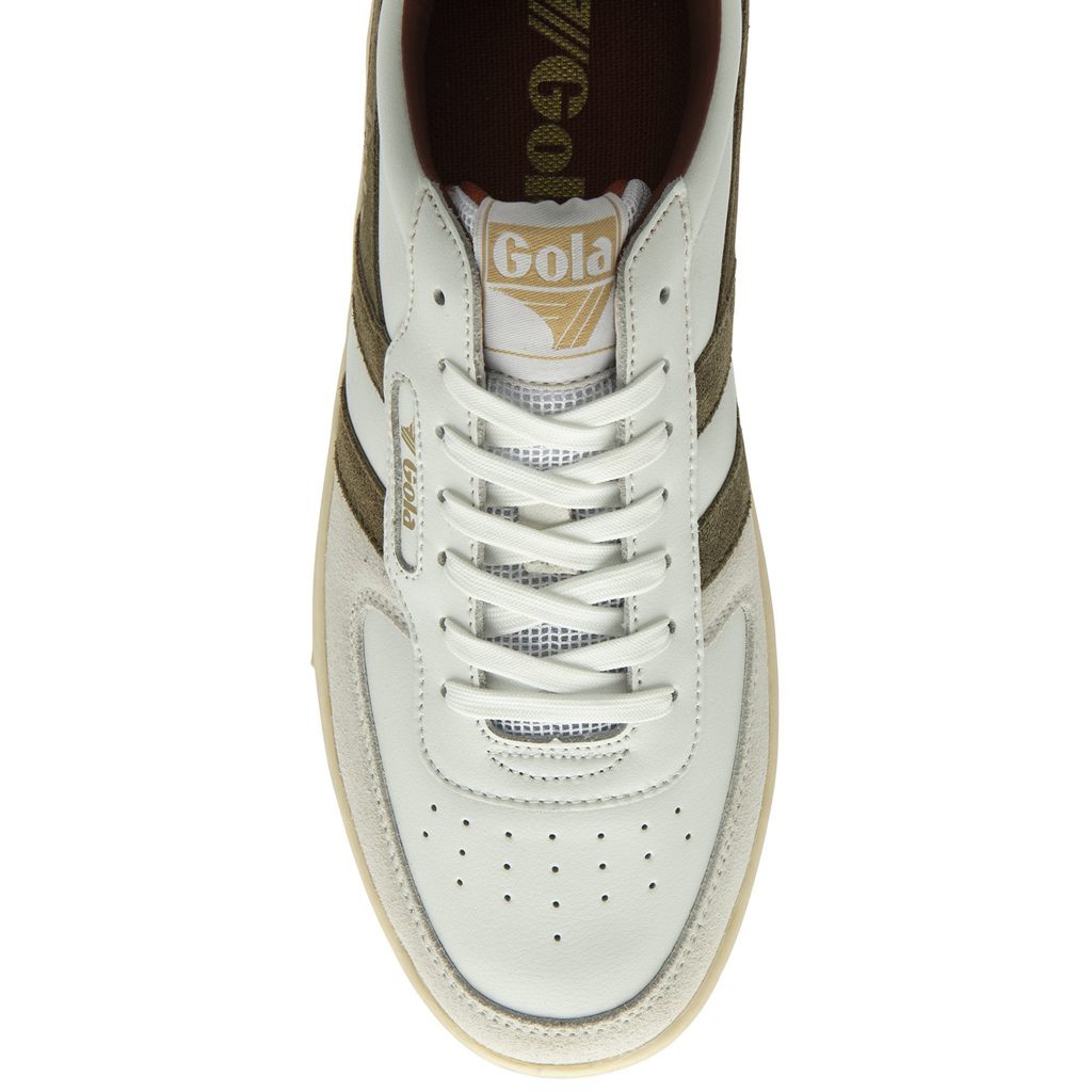 Gola Classics Hawk Sneakers Blancos Kaki Mexico | MWN-012675