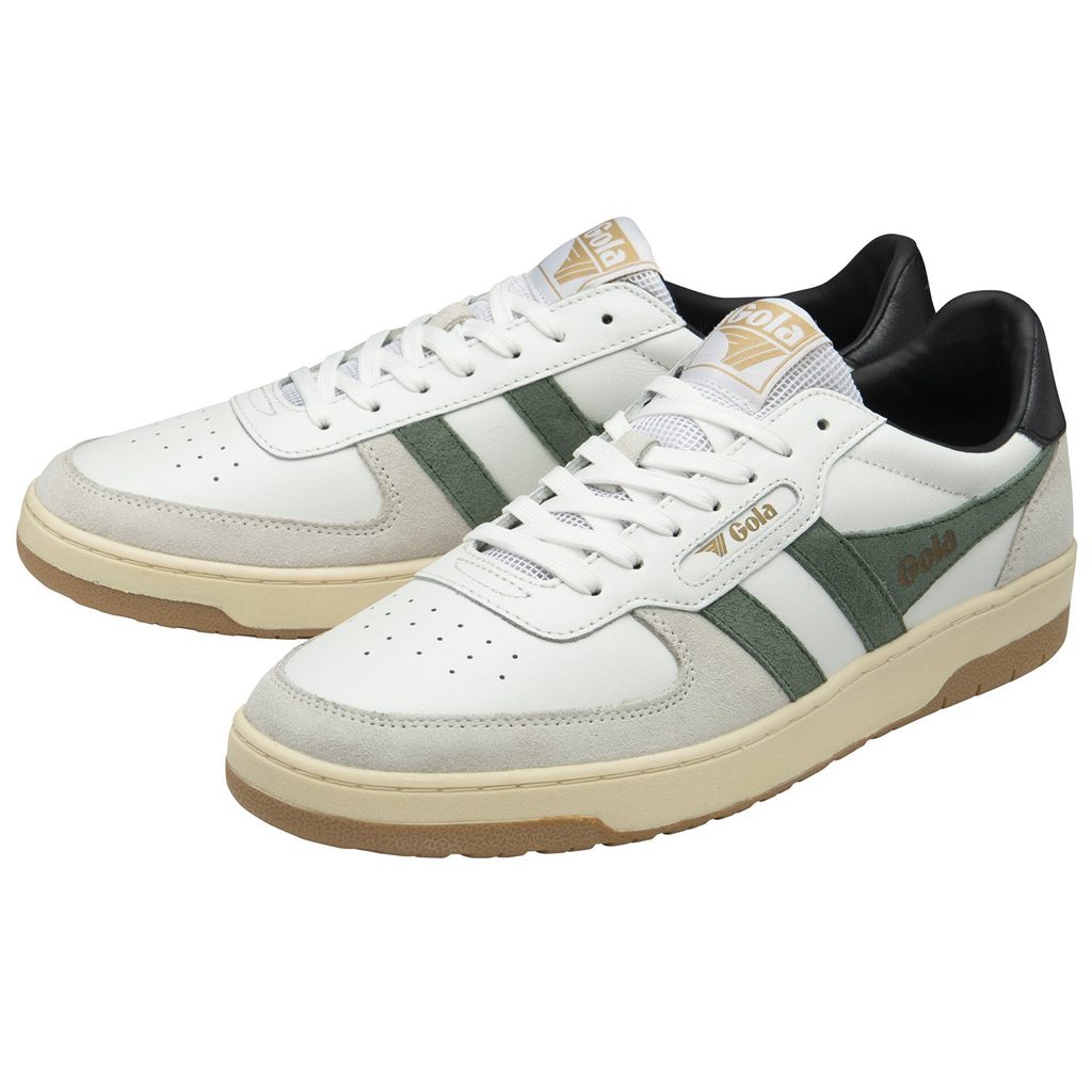 Gola Classics Hawk Sneakers Blancos Negros Mexico | YXD-428537