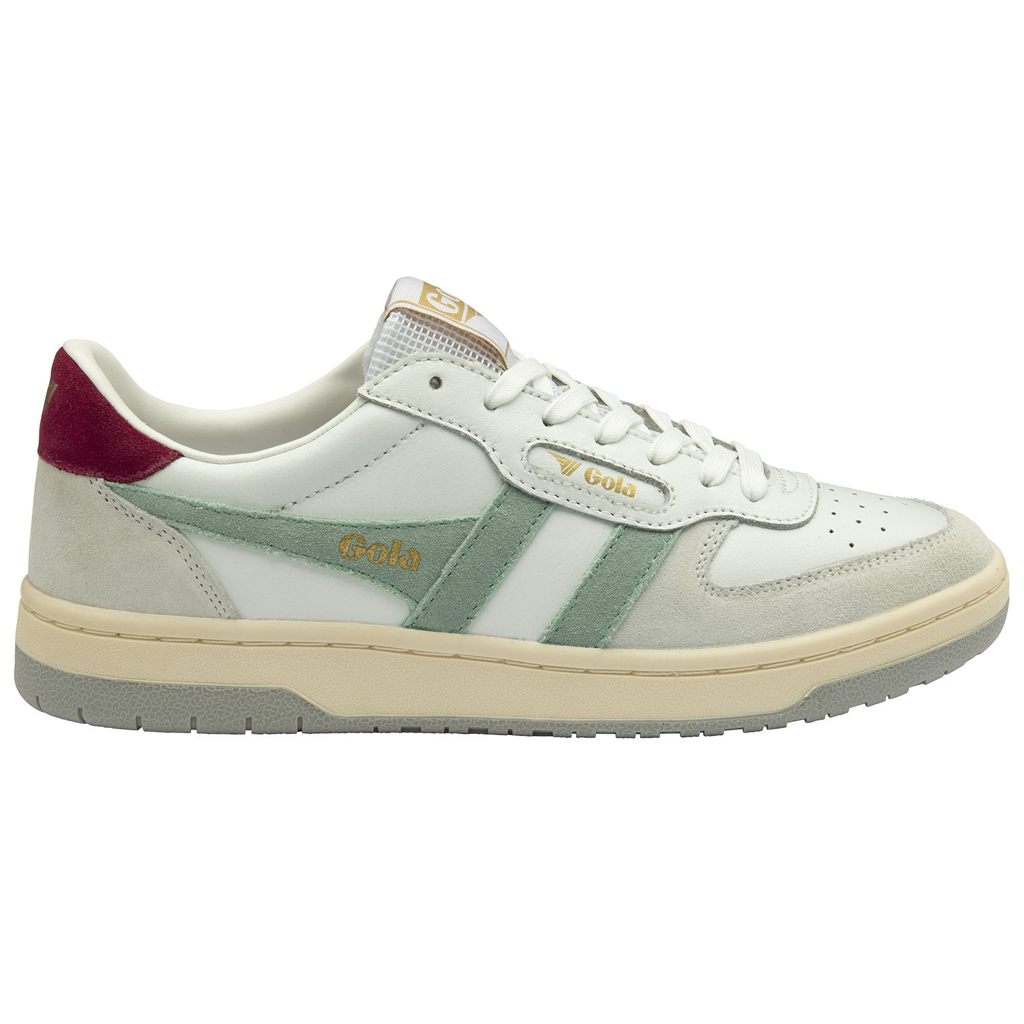 Gola Classics Hawk Sneakers Blancos Verdes Grises Claro Mexico | LRK-854126
