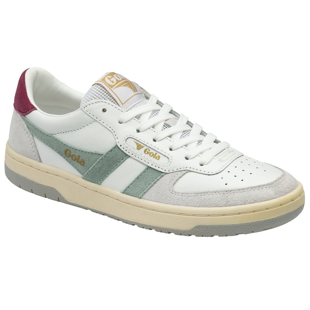 Gola Classics Hawk Sneakers Blancos Verdes Grises Claro Mexico | LRK-854126
