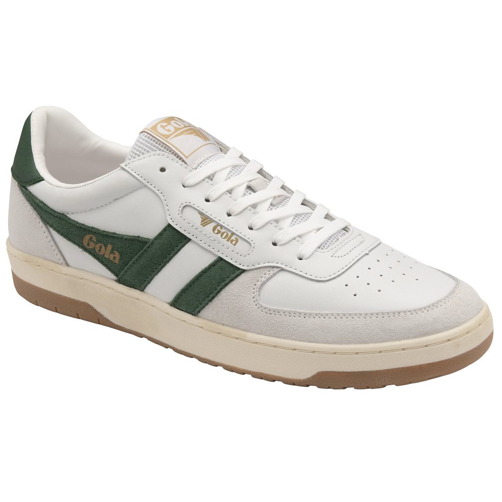 Gola Classics Hawk Sneakers Blancos Verdes Oscuro Mexico | MAD-806342