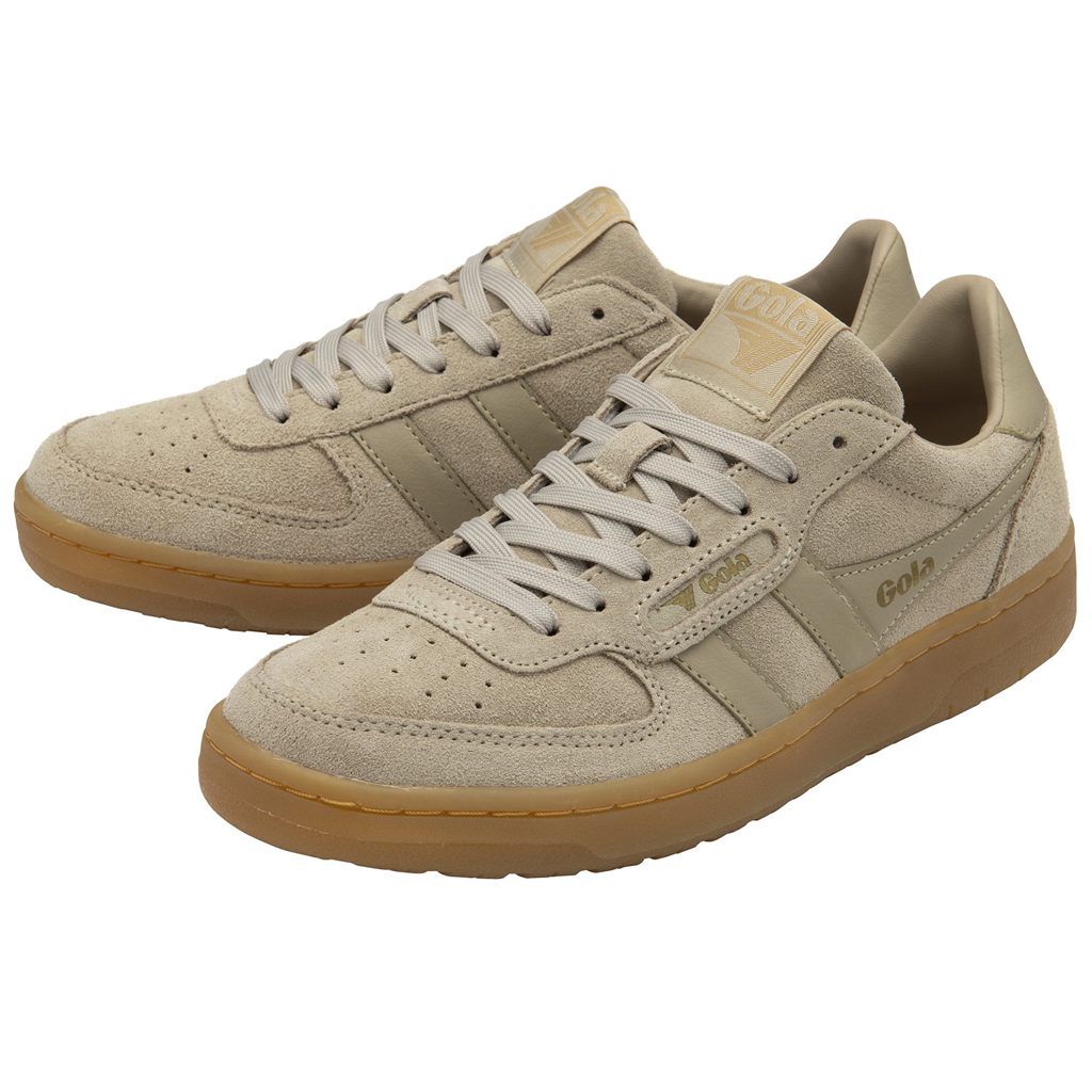 Gola Classics Hawk Suede '86 Sneakers Bone Gum Mexico | ZJE-147605