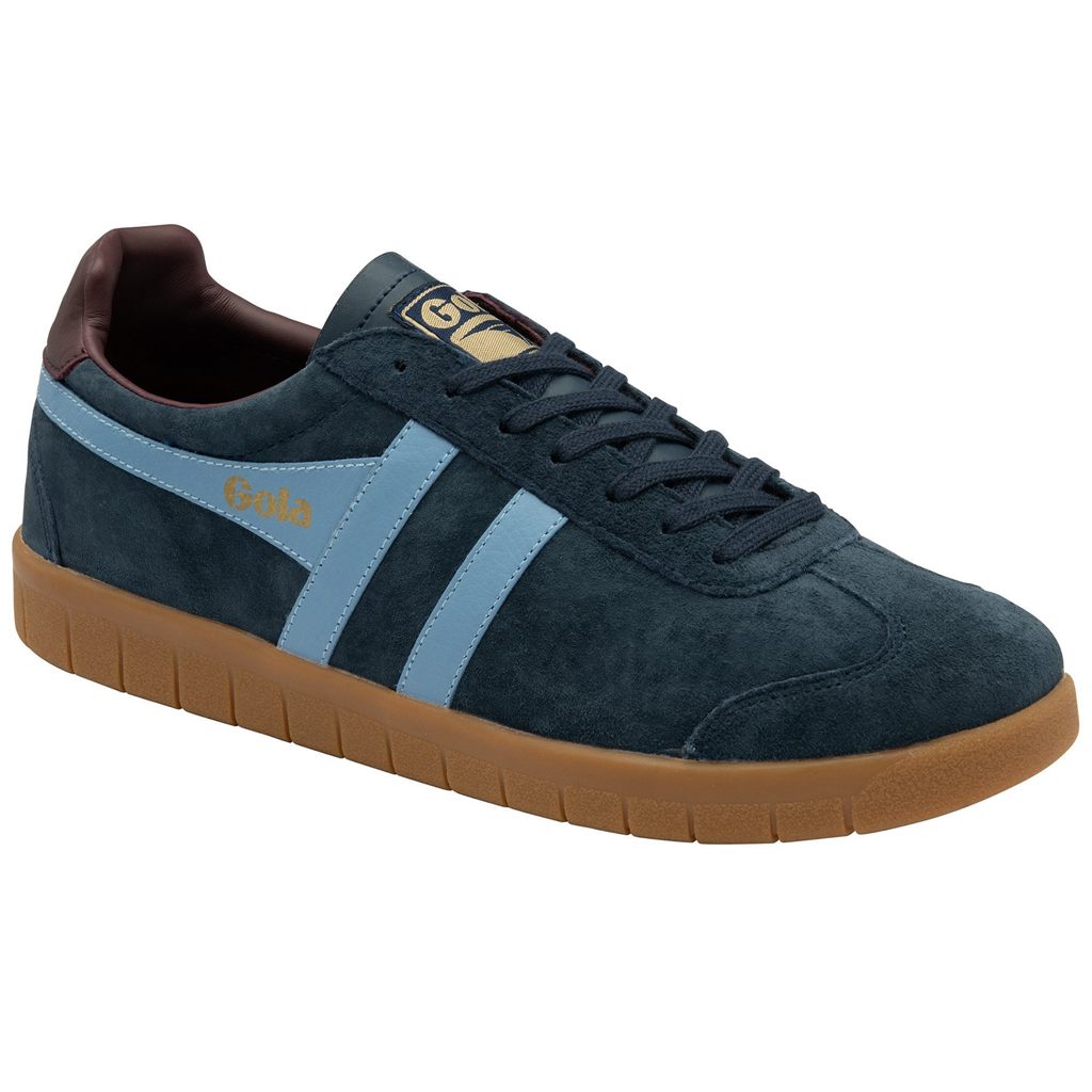 Gola Classics Hurricane Suede Sneakers Azul Marino Vino Mexico | HAV-420875