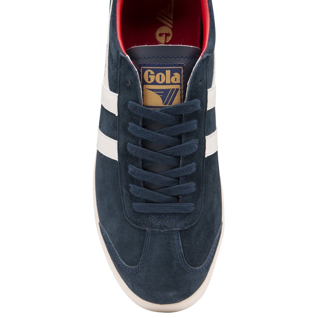 Gola Classics Hurricane Suede Sneakers Azul Marino Blancos Rojos Oscuro Mexico | JBX-901852