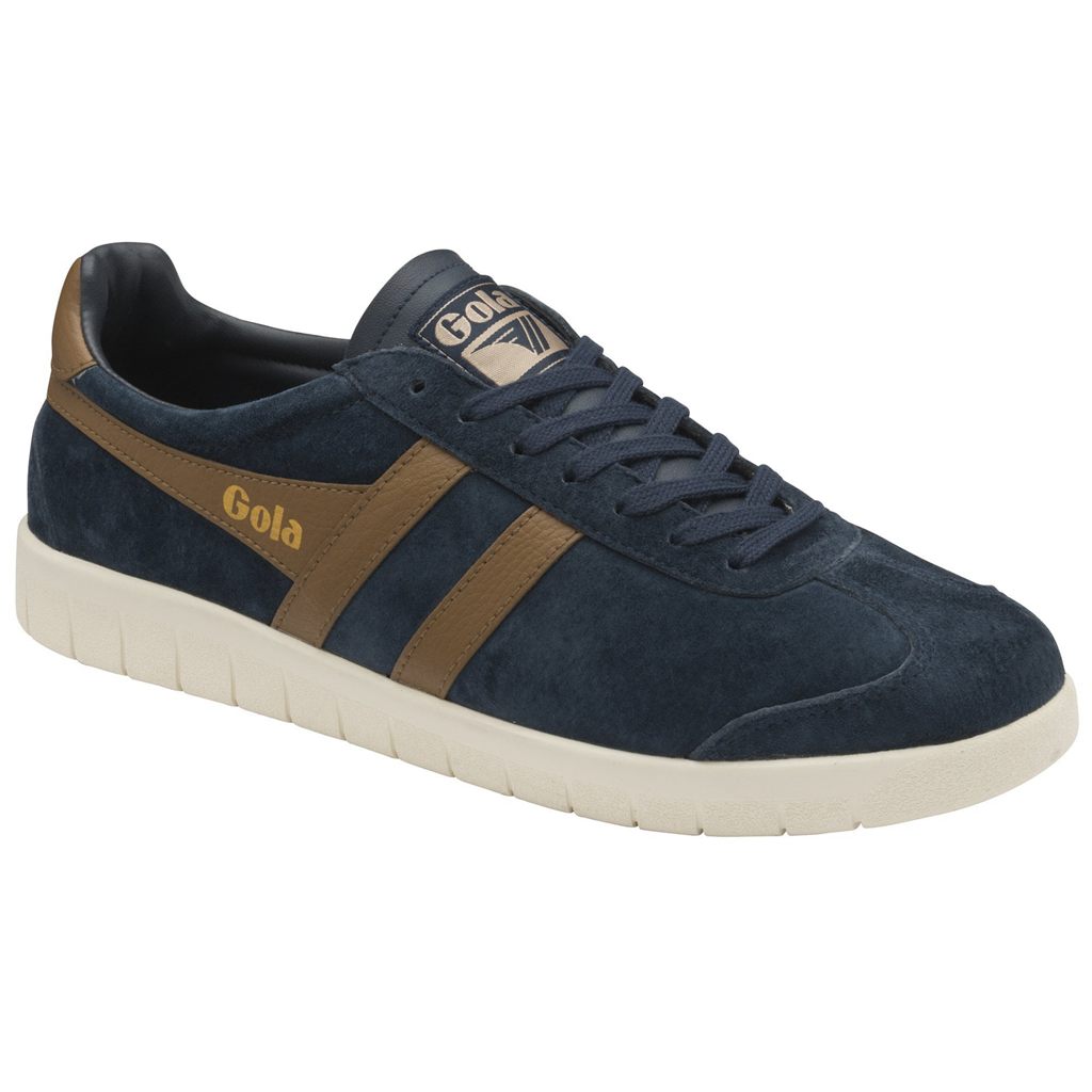 Gola Classics Hurricane Suede Sneakers Azul Marino Blancos Mexico | XTM-760849