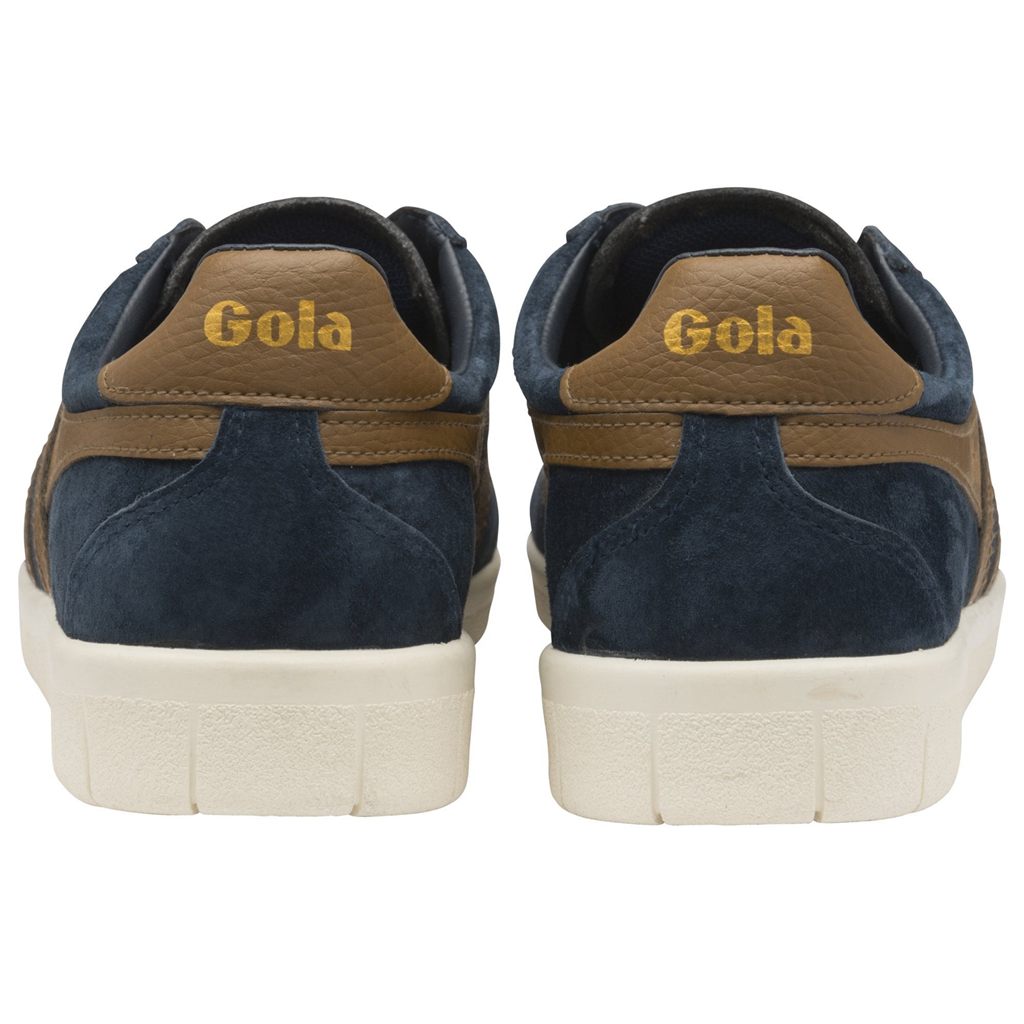 Gola Classics Hurricane Suede Sneakers Azul Marino Blancos Mexico | XTM-760849