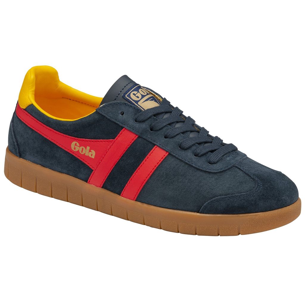 Gola Classics Hurricane Suede Sneakers Azul Marino Rojos Mexico | UEW-461350