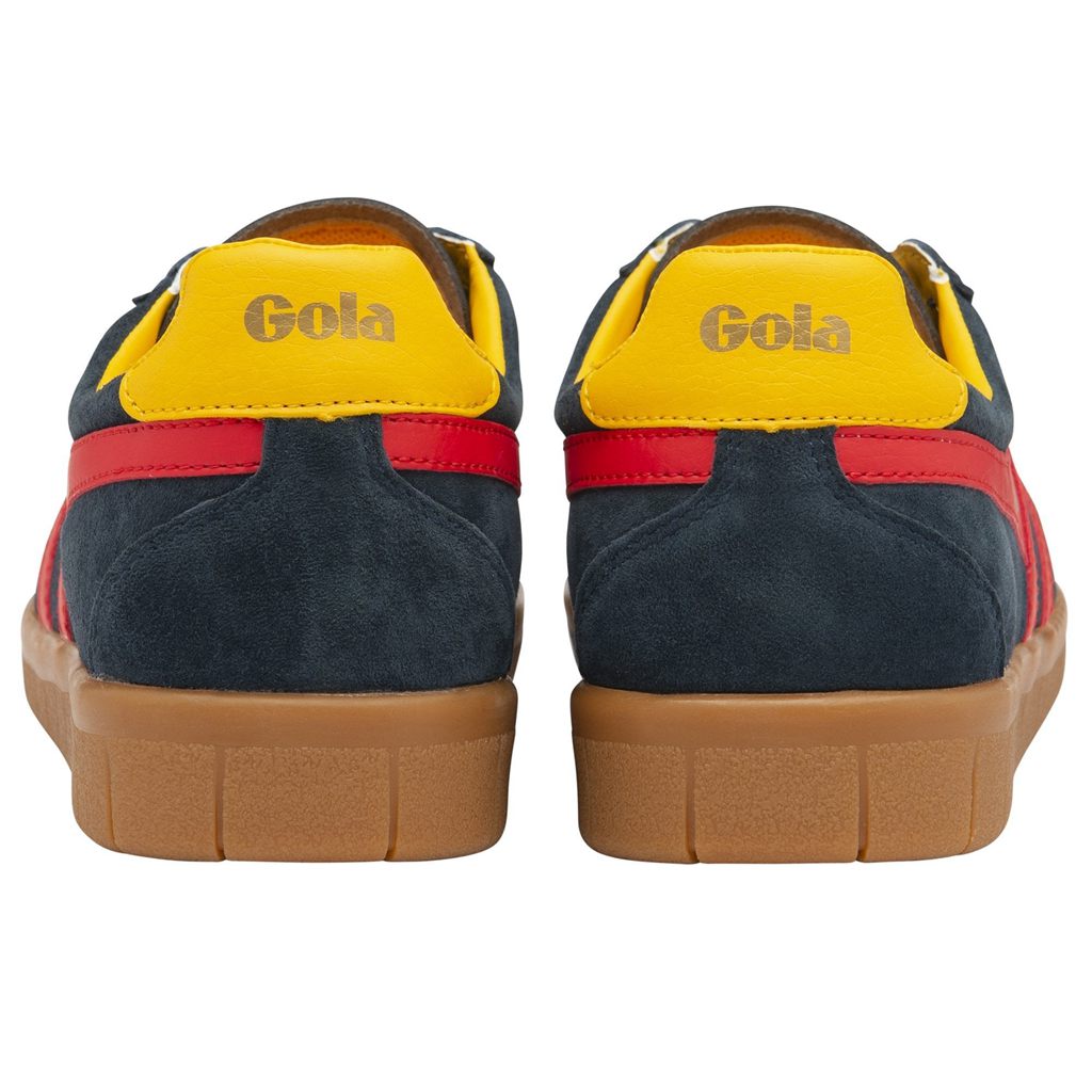 Gola Classics Hurricane Suede Sneakers Azul Marino Rojos Mexico | UEW-461350