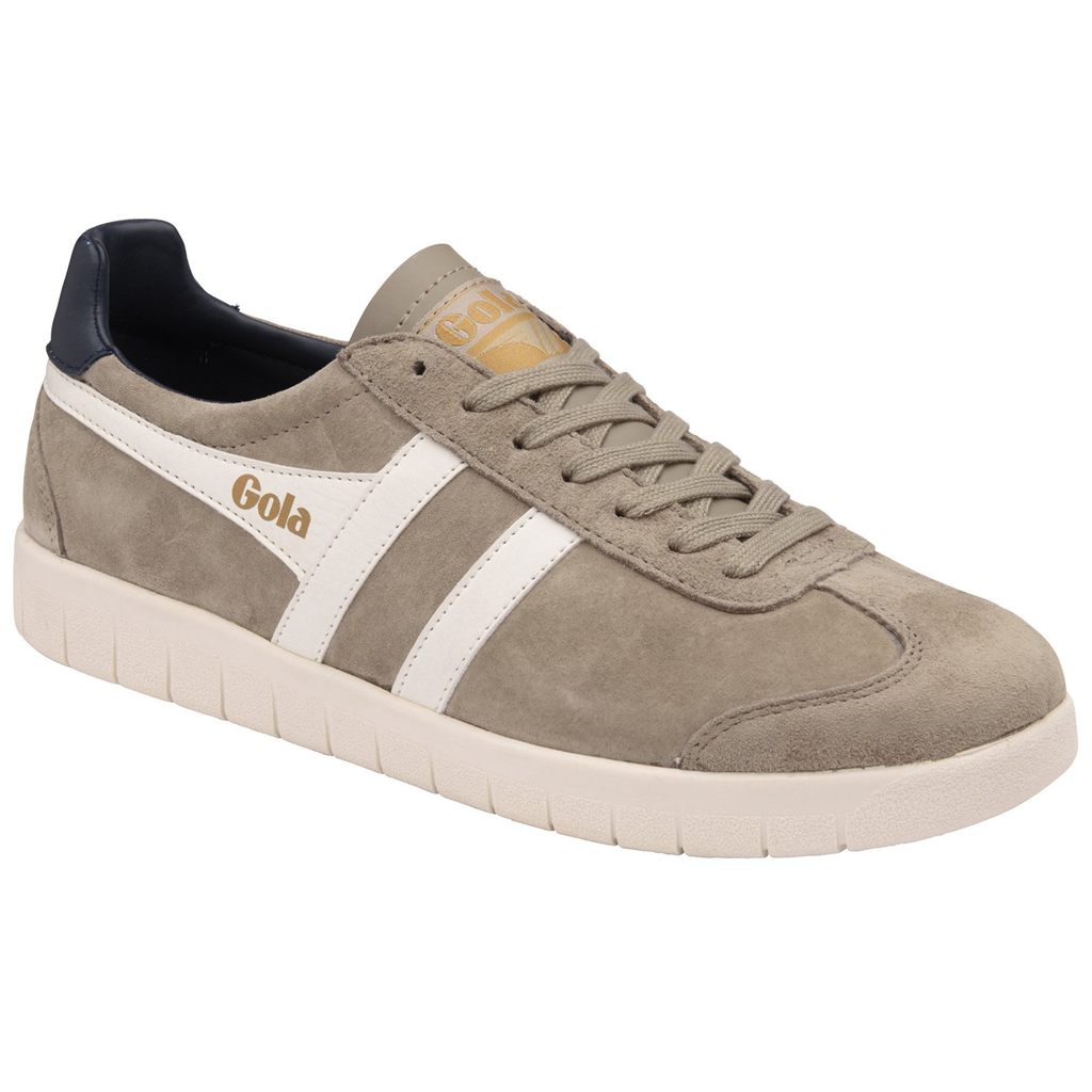 Gola Classics Hurricane Suede Sneakers Blancos Azul Marino Mexico | HCT-812594