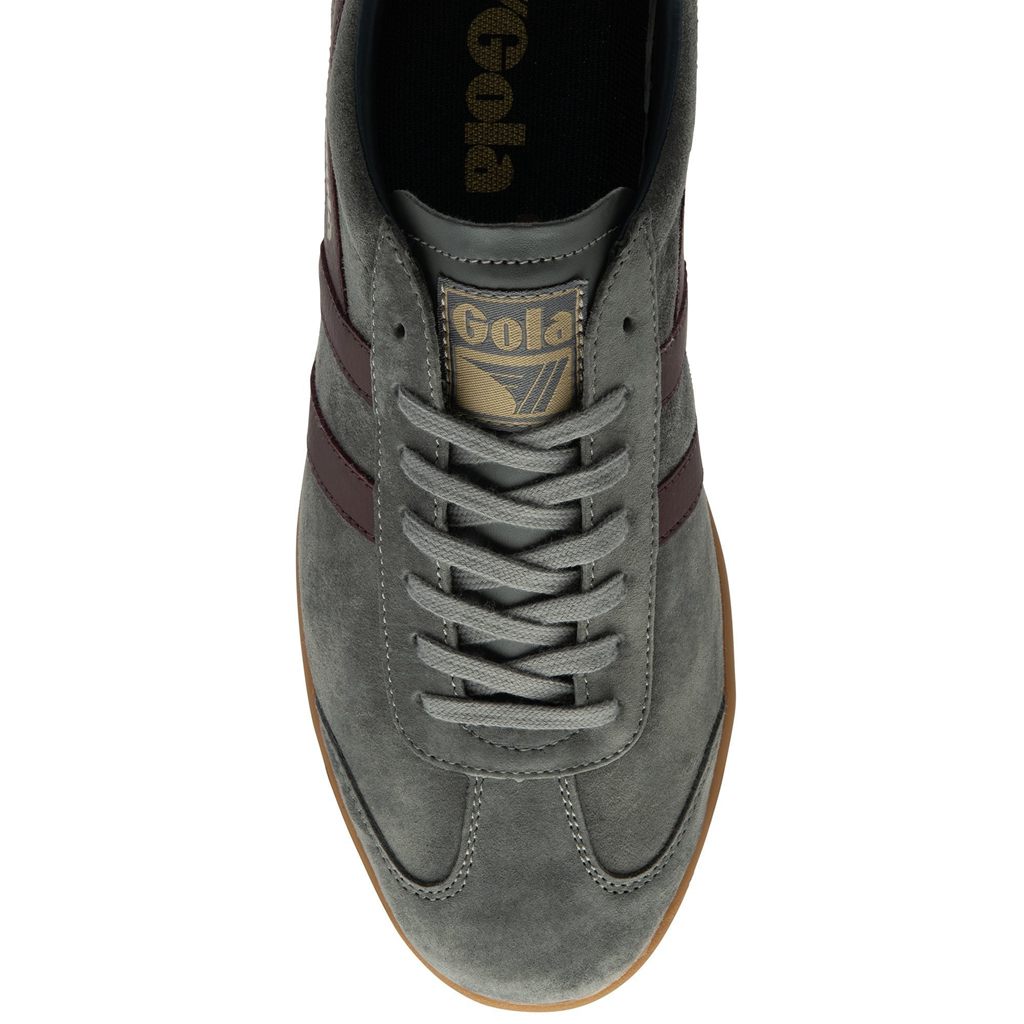 Gola Classics Hurricane Suede Sneakers Vino Azul Marino Mexico | ANV-469207