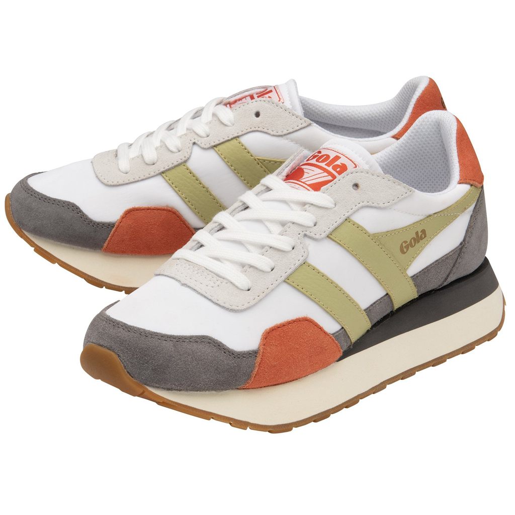Gola Classics Indiana Sneakers Blancos Azules Mexico | DPT-017539