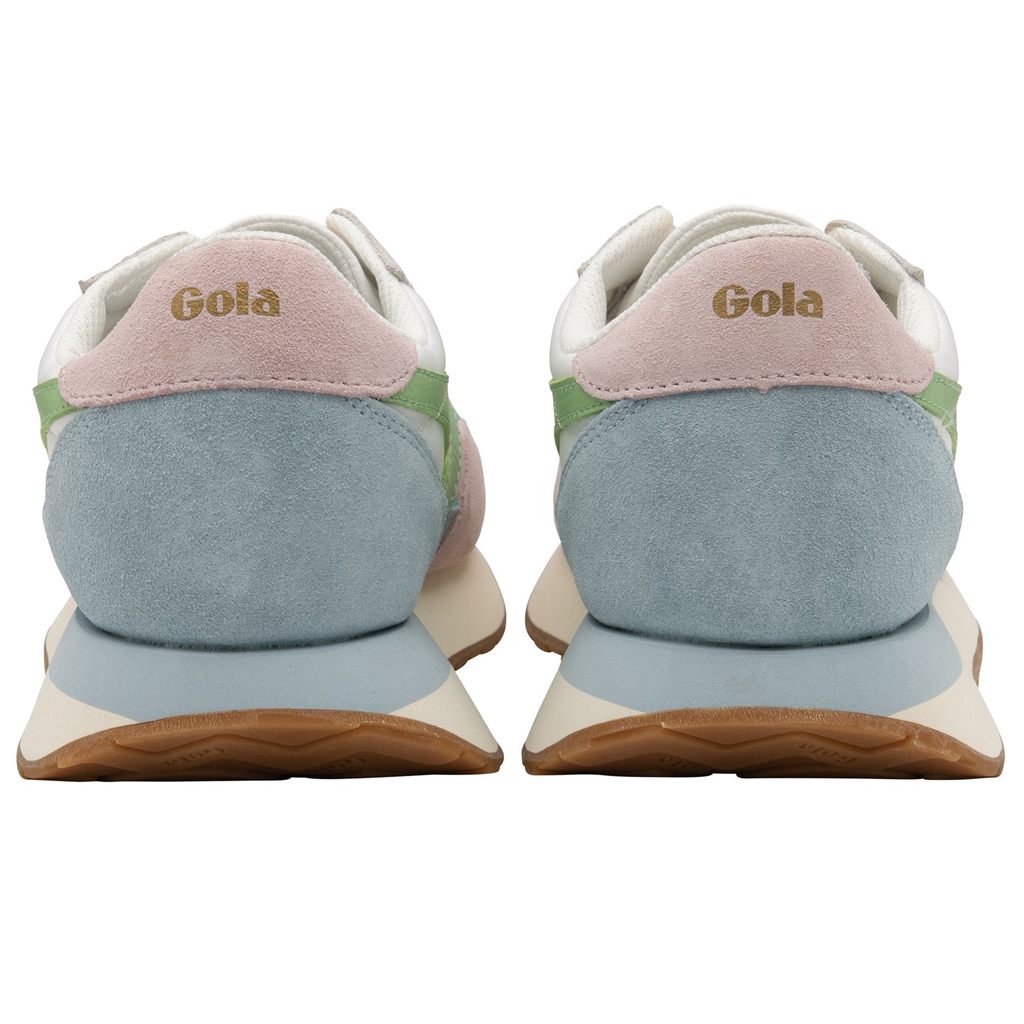Gola Classics Indiana Sneakers Blancos Azules Verdes Mexico | VXD-758293