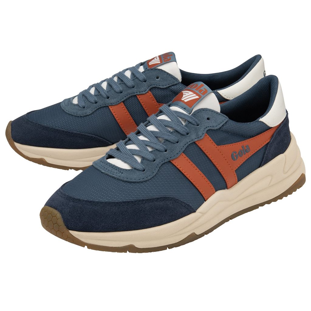 Gola Classics Jupiter Sneakers Azul Marino Naranjas Mexico | NIT-561273