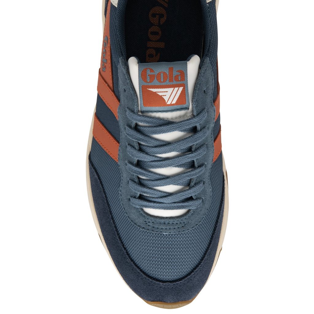 Gola Classics Jupiter Sneakers Azul Marino Naranjas Mexico | NIT-561273