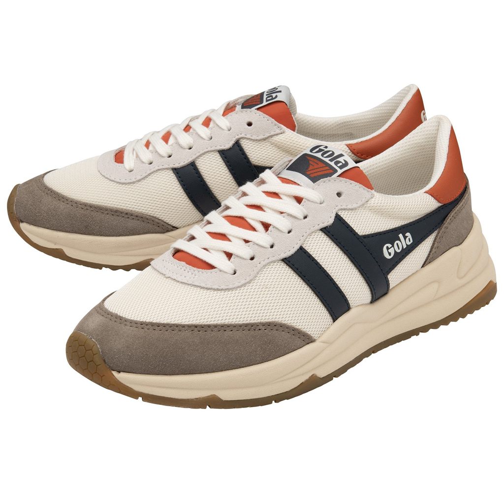 Gola Classics Jupiter Sneakers Blancos Azul Marino Mexico | PUA-175280