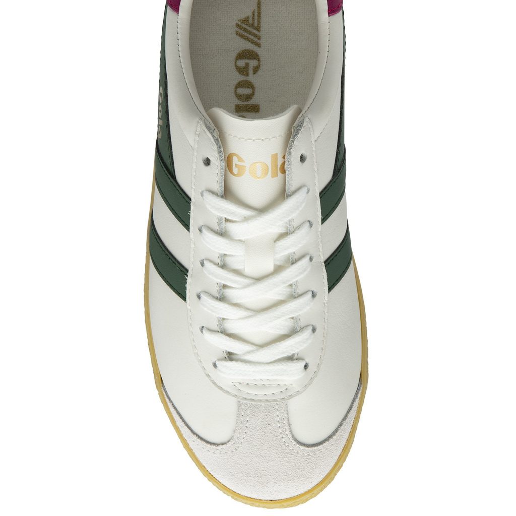 Gola Classics Medallist Leather Sneakers Blancos Fucsia Mexico | SFV-035249