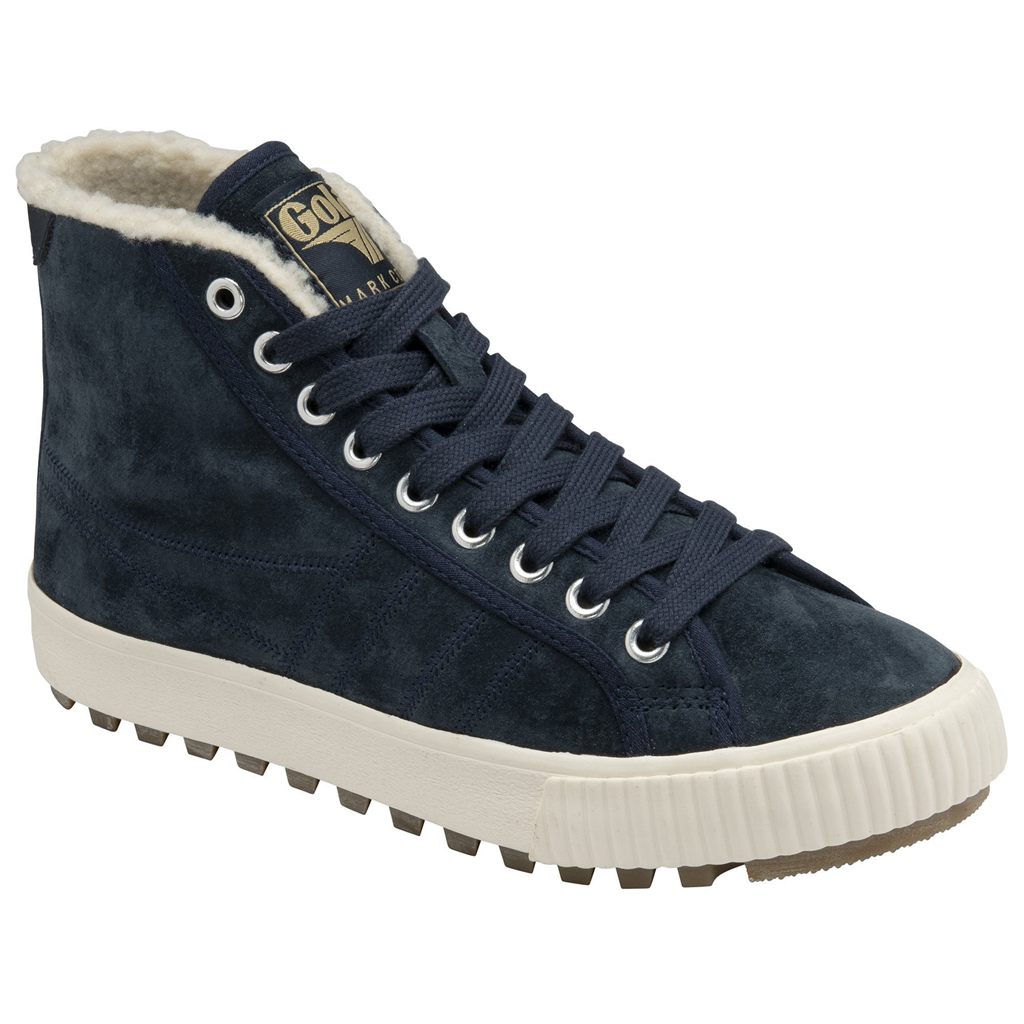 Gola Classics Nordic High Plimsolls Shoes Azul Marino Mexico | XLY-925786
