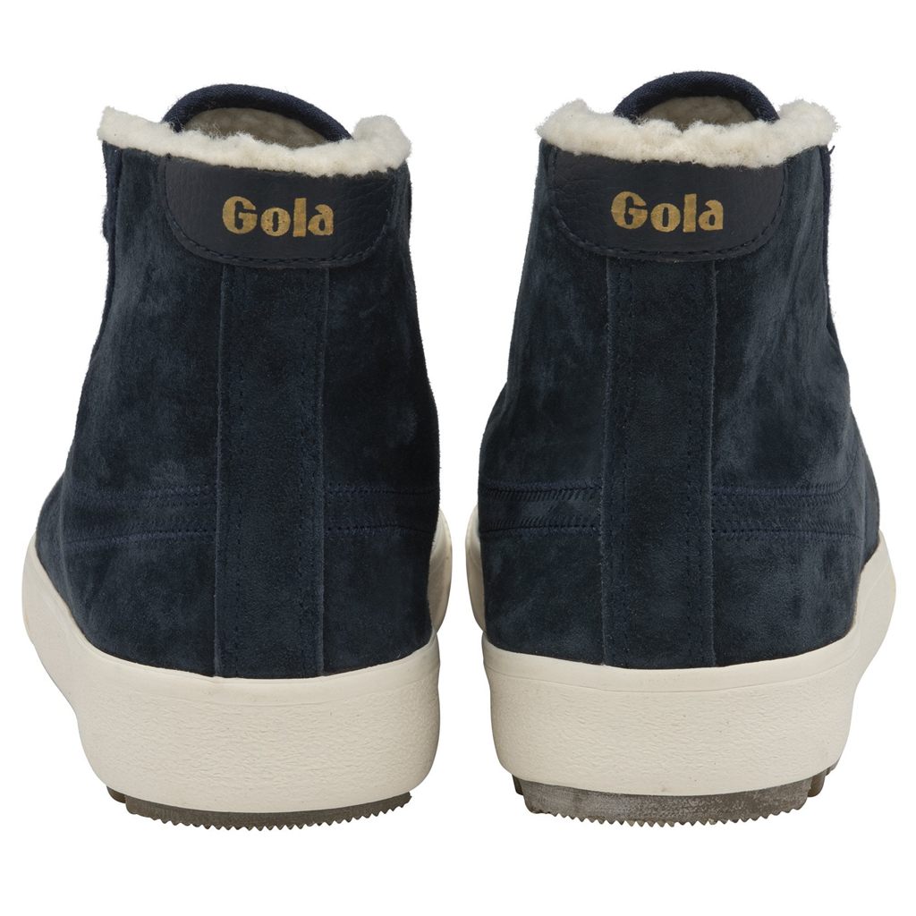 Gola Classics Nordic High Plimsolls Shoes Azul Marino Mexico | XLY-925786