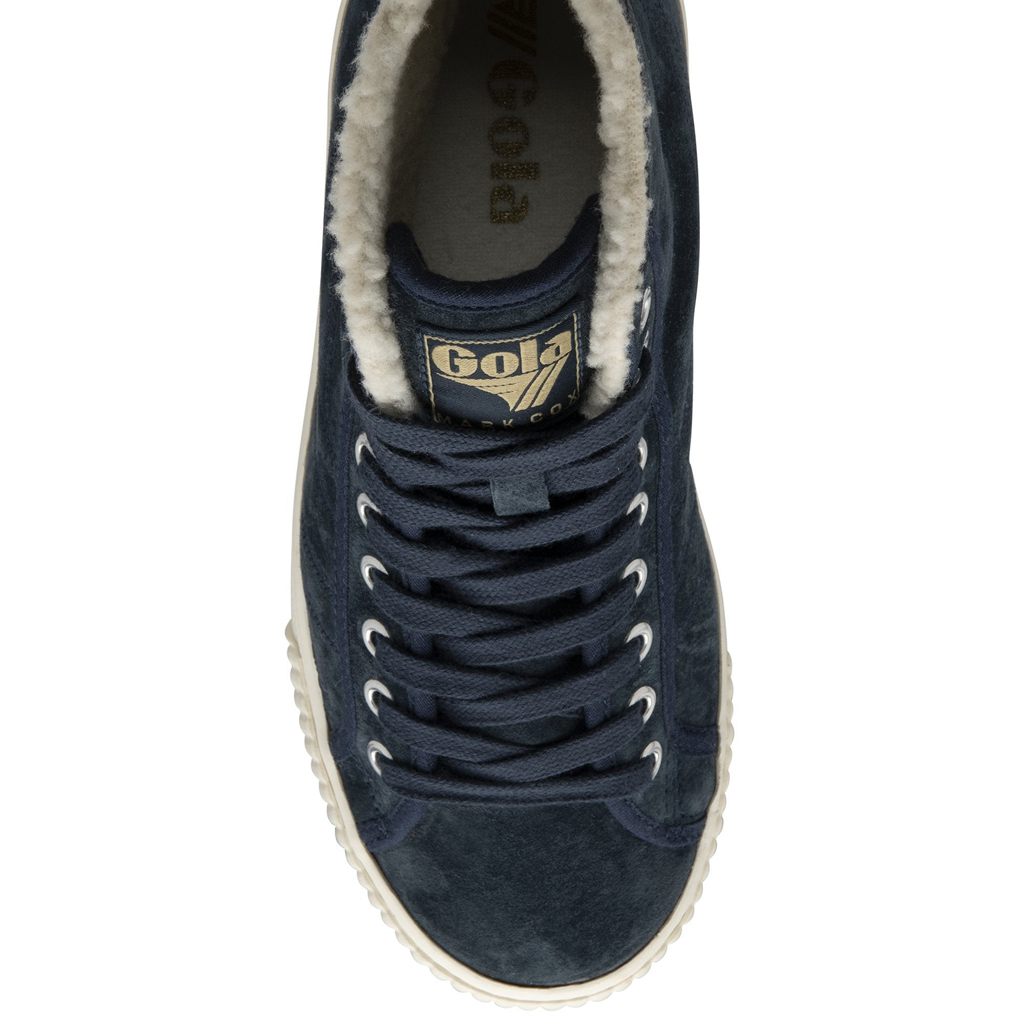 Gola Classics Nordic High Plimsolls Shoes Azul Marino Mexico | XLY-925786
