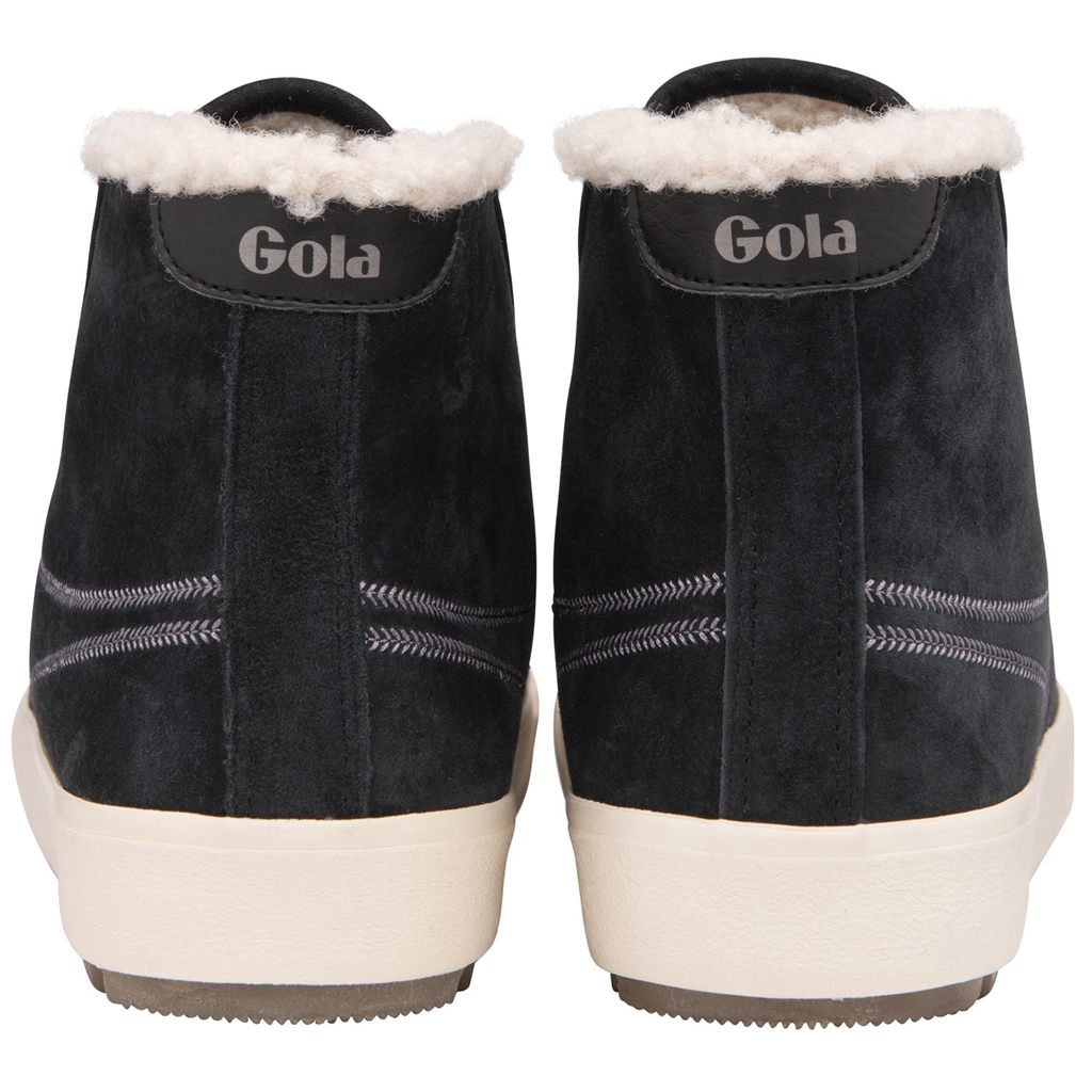 Gola Classics Nordic High Plimsolls Shoes Negros Mexico | ELY-867342
