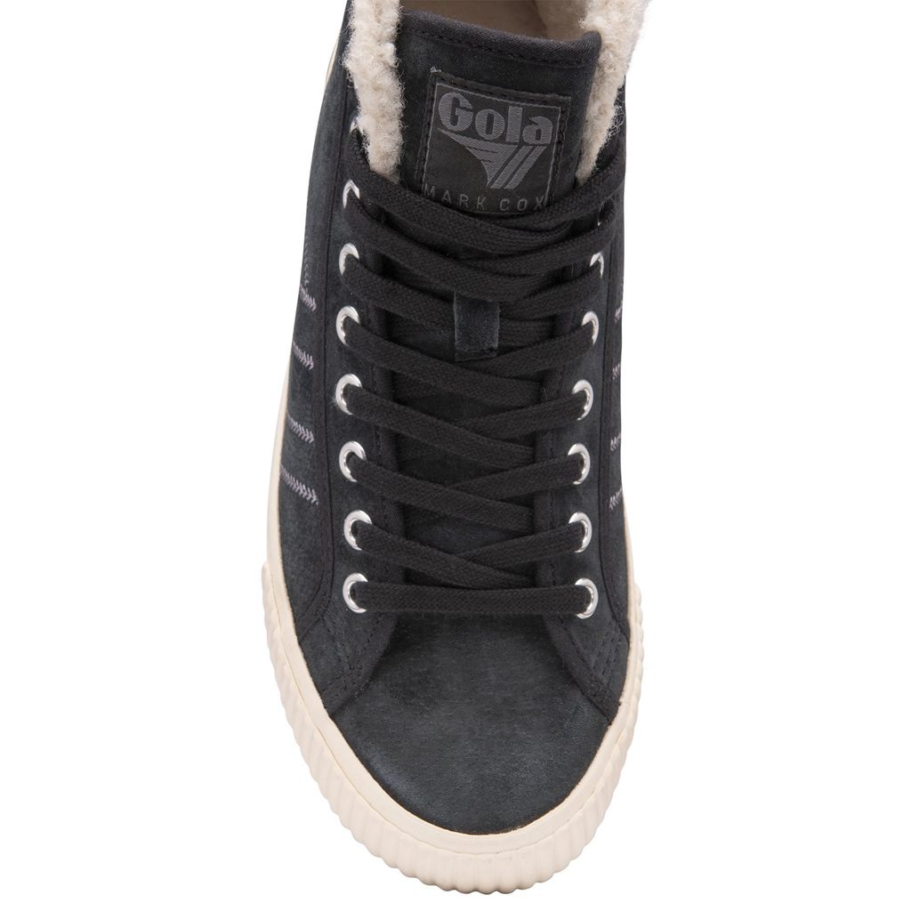 Gola Classics Nordic High Plimsolls Shoes Negros Mexico | ELY-867342