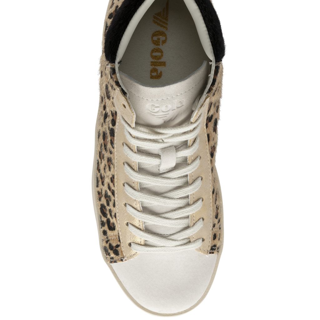 Gola Classics Nova High Oasis Sneakers Blancos Leopardo Mexico | BXU-749638