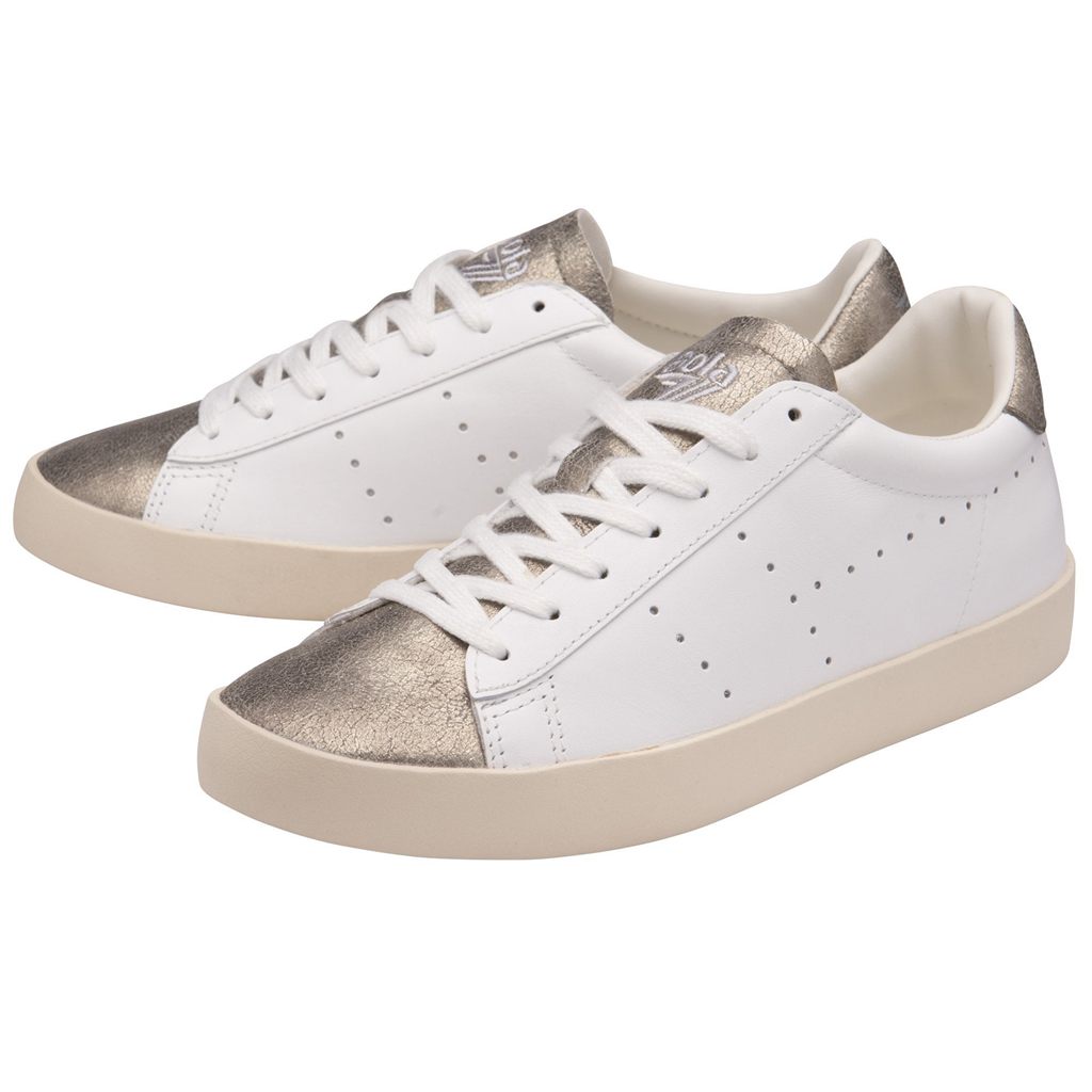 Gola Classics Nova Metallic Sneakers Blancos Dorados Mexico | HFQ-819356