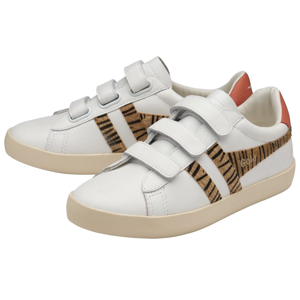 Gola Classics Nova Strap Safari Sneakers Blancos Coral Mexico | CYE-425697