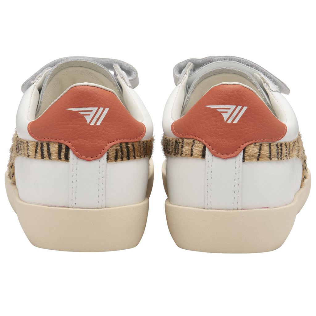 Gola Classics Nova Strap Safari Sneakers Blancos Coral Mexico | CYE-425697
