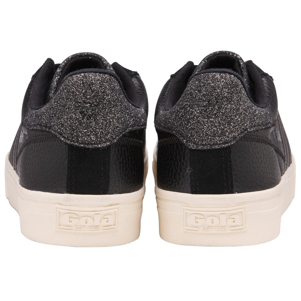 Gola Classics Orchid II Glitter Sneakers Negros Mexico | JZT-653704