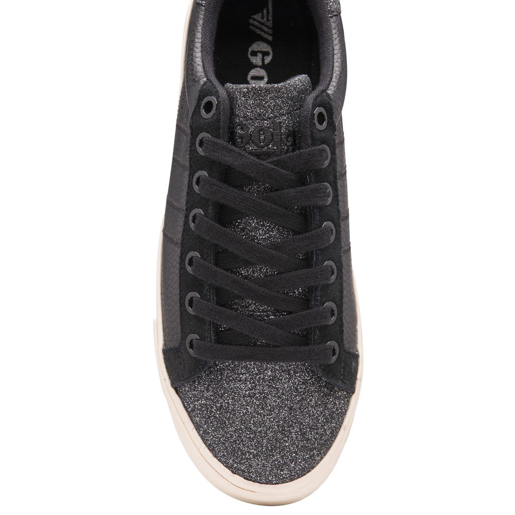 Gola Classics Orchid II Glitter Sneakers Negros Mexico | JZT-653704