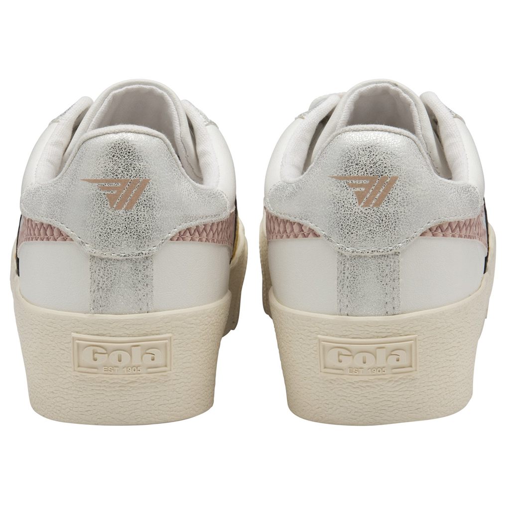 Gola Classics Orchid Platform Trident Snake Sneakers Blancos Rosas Mexico | YBC-652703
