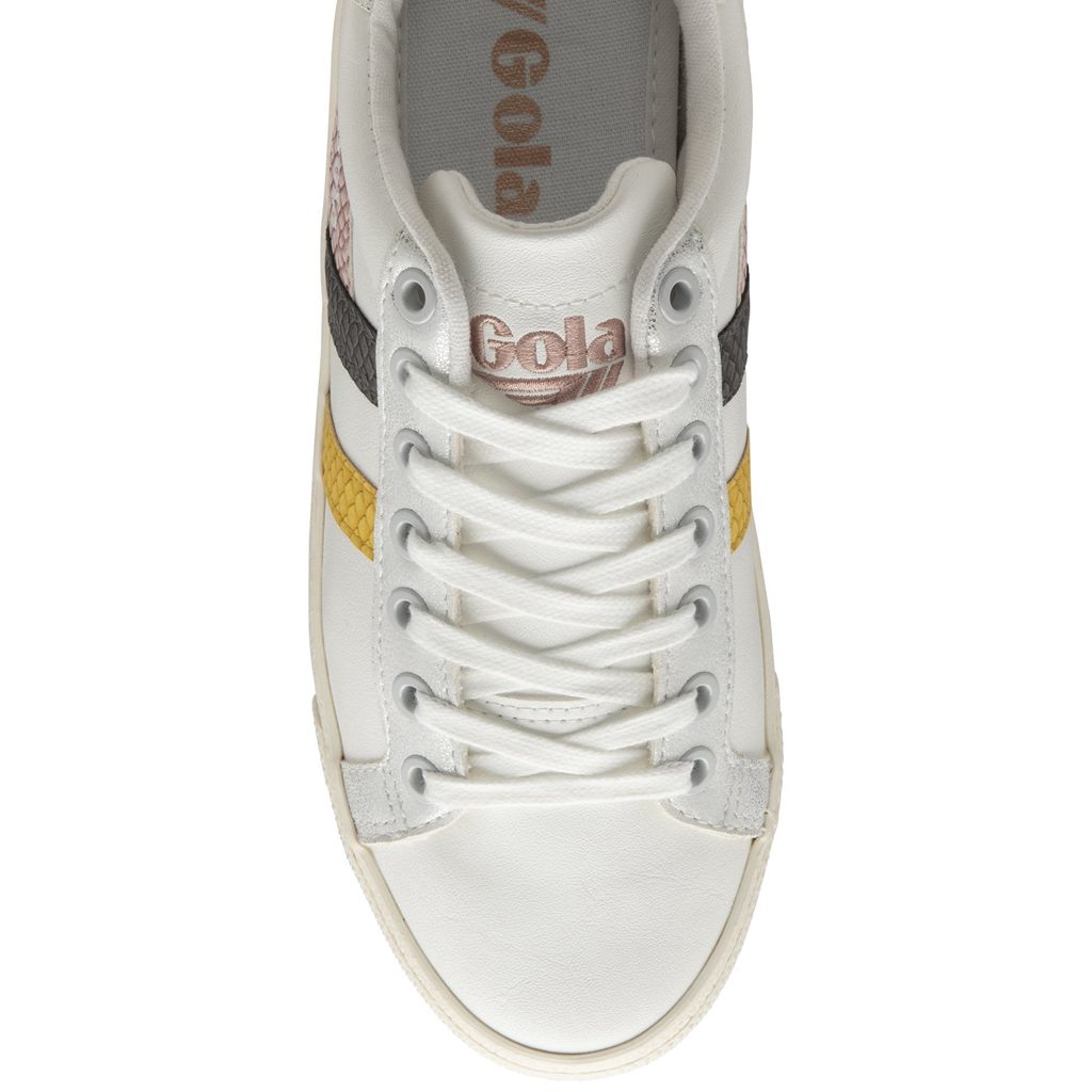 Gola Classics Orchid Platform Trident Snake Sneakers Blancos Rosas Mexico | YBC-652703