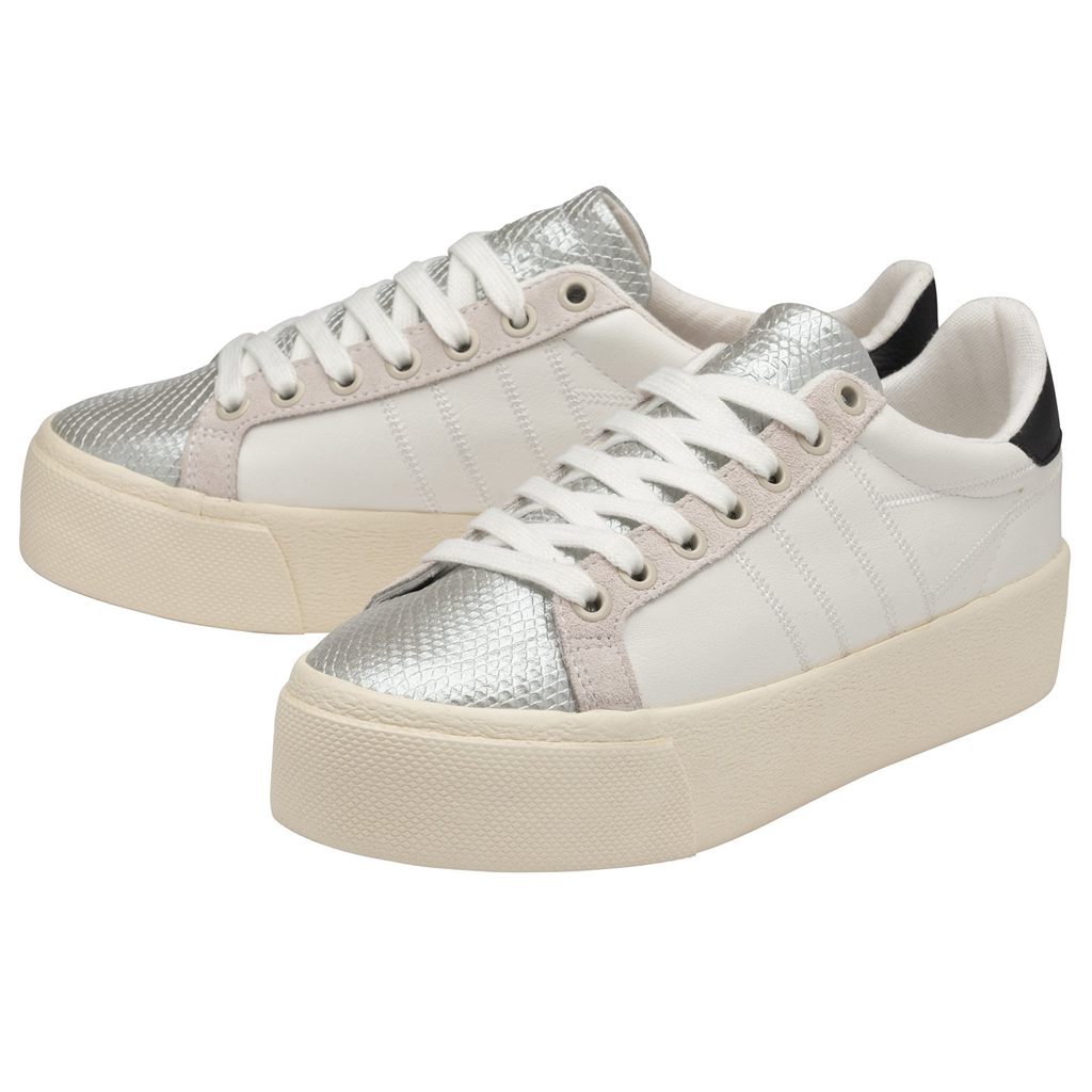Gola Classics Orchid Platform Viper Sneakers Blancos Plateados Mexico | KQV-508621