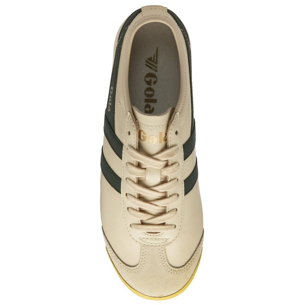 Gola Classics Race Leather Sneakers Kaki Oscuro Mexico | DSU-480396