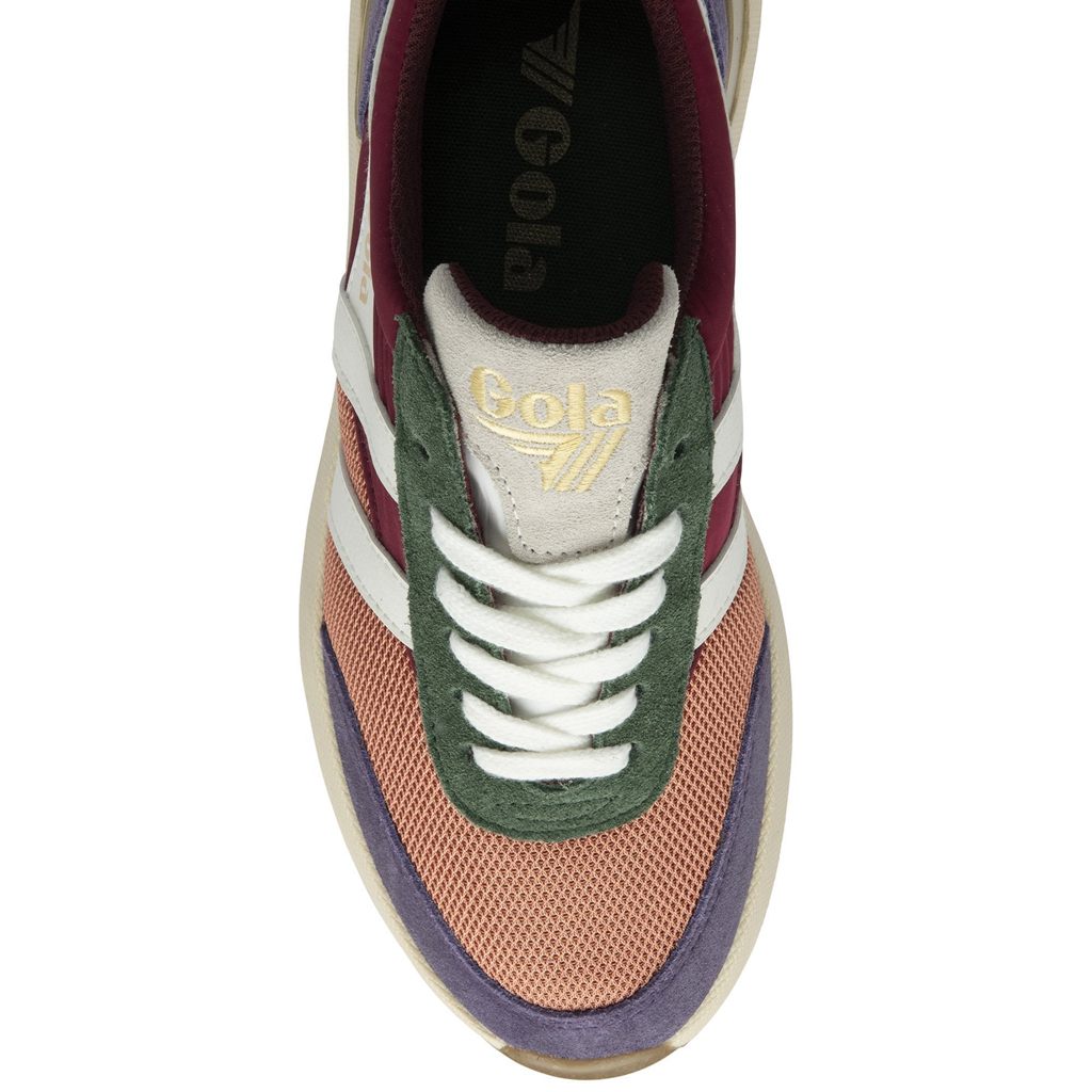 Gola Classics Raven Sneakers Terracotta Cerise Plum Mexico | YEO-564082