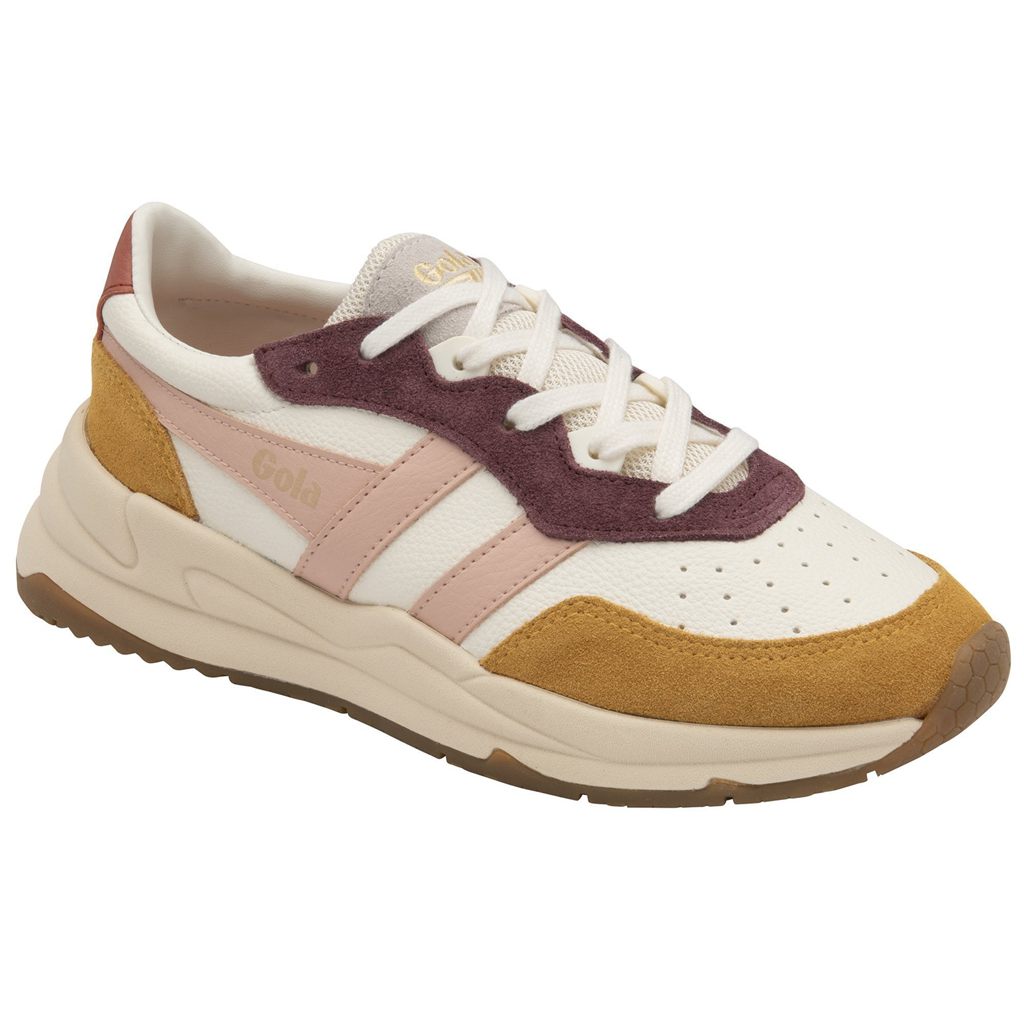 Gola Classics Saturn Quadrant Sneakers Blancos Rosas Naranjas Mexico | DCE-718206