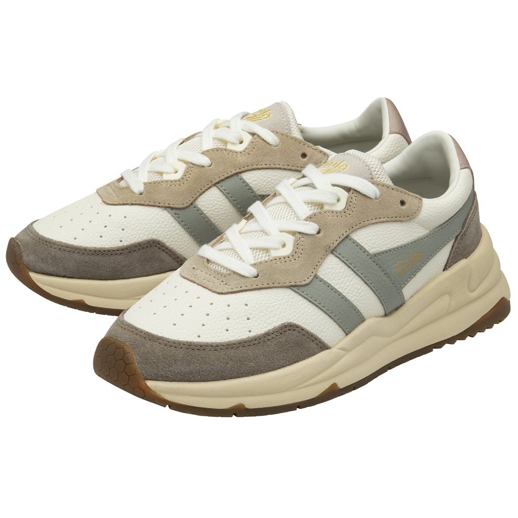 Gola Classics Saturn Quadrant Sneakers Blancos Grises Claro Mexico | JSU-408729