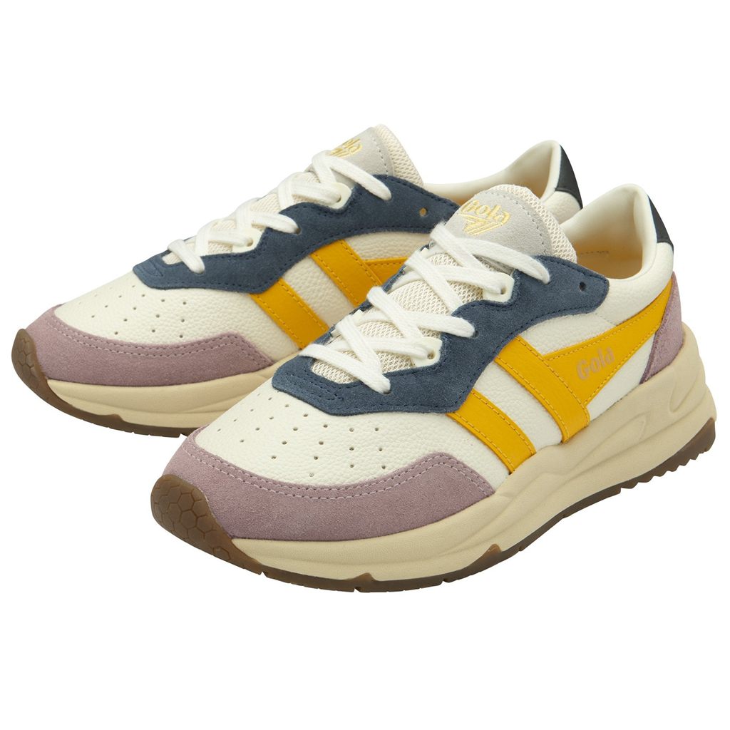 Gola Classics Saturn Quadrant Sneakers Blancos Rosas Mexico | FHT-792041
