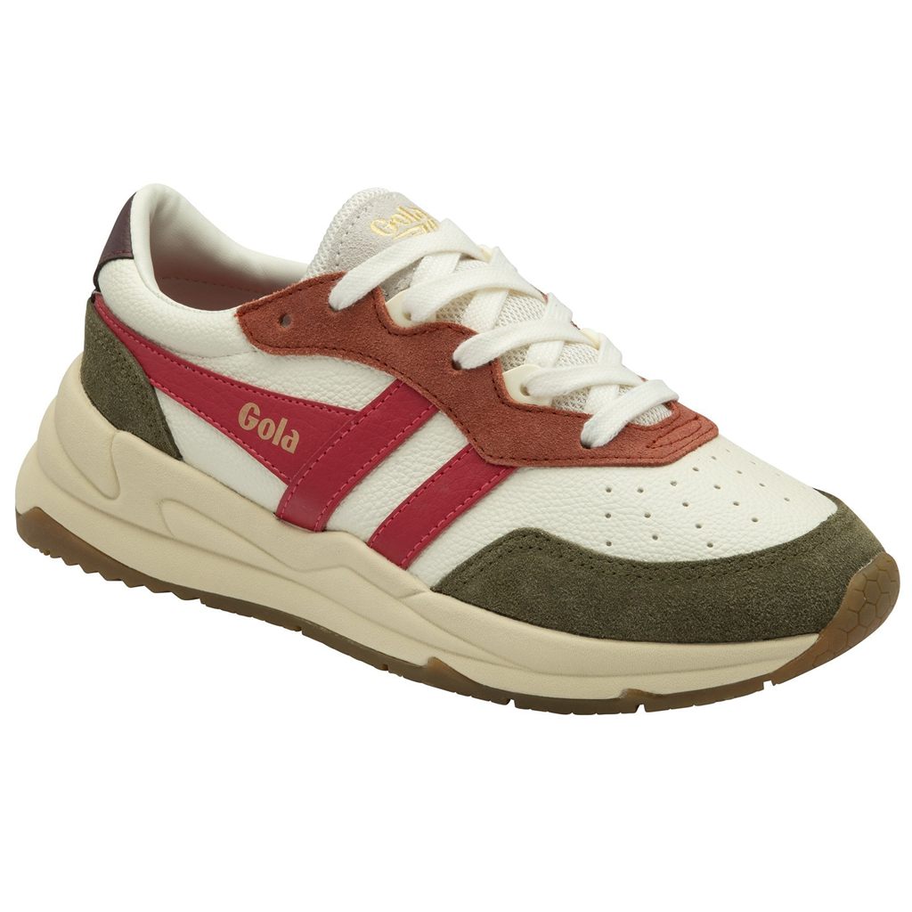 Gola Classics Saturn Quadrant Sneakers Blancos Kaki Mexico | IKA-158960