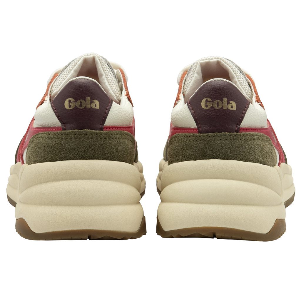 Gola Classics Saturn Quadrant Sneakers Blancos Kaki Mexico | IKA-158960