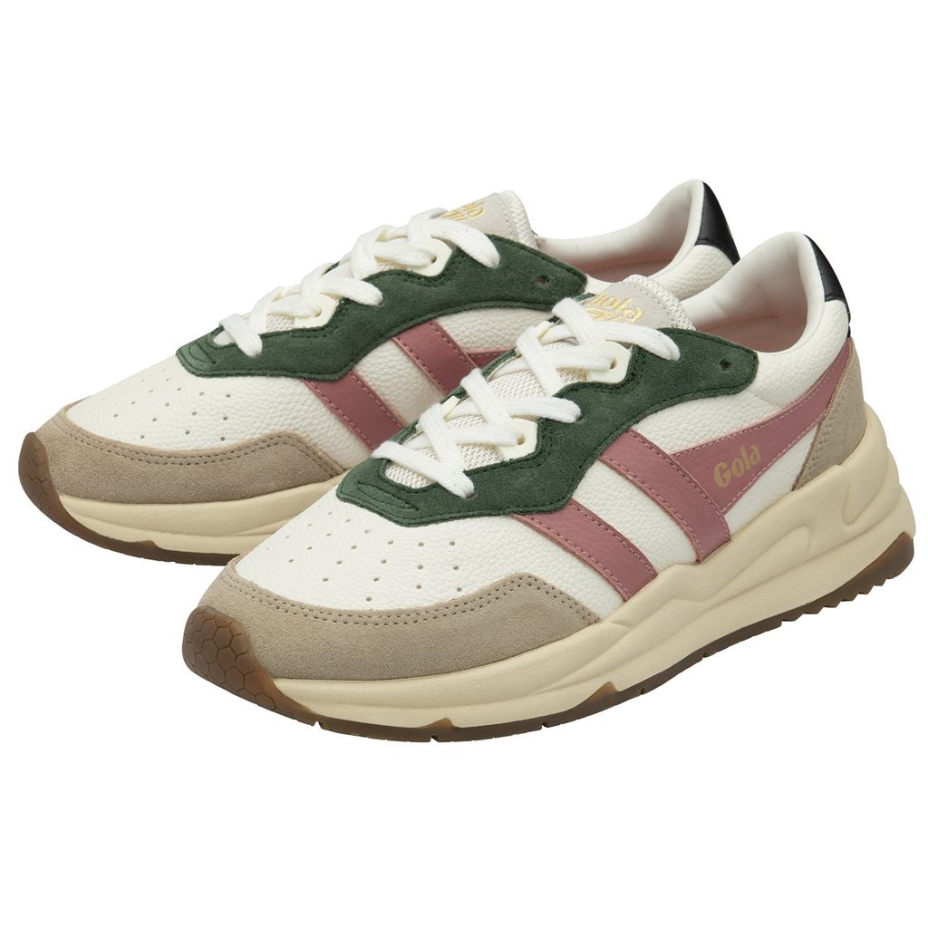 Gola Classics Saturn Quadrant Sneakers Blancos Coral Rosas Mexico | AVY-481650